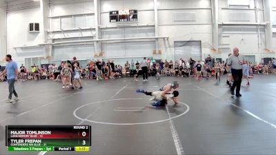 72 lbs Round 2 (6 Team) - Tyler Frepan, Contenders WA Blue vs Major Tomlinson, Lake/Armory Blue