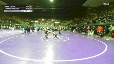 106 lbs 9th Place - Jaden Yacuta, Porterville vs Daniel Serrano, Clovis East