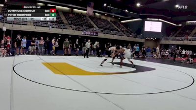 160 lbs Quarterfinal - Dominique Siennick, Burnham vs Peter Thompson, Dansville
