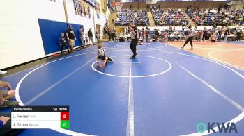 43 lbs Consolation - Lachlan Forrest, Vinita Kids Wrestling vs Jaxon Ditmore, Dark Cloud Wrestling Club