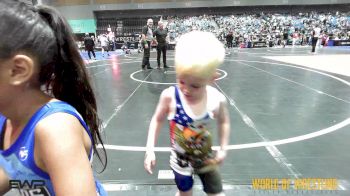 37 lbs Quarterfinal - Brielle Cablay, Pounders WC vs Duncan Simmons, Central Linn