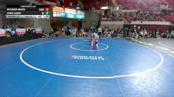190 lbs Round 5 - Placement (4 Team) - Myleigh Heath, Leander Glenn vs Lyric Larry, New Braunfels