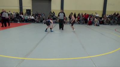 95 lbs Round 2 - Logan Crandall, Evansville Wrestling Club vs Peyton Sudol, Nashua Plainfield