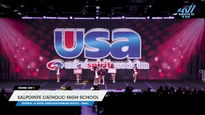 Salpointe Catholic High School [2024 JV Show Cheer Non-Tumbling Novice -- Small Day 1] 2024 USA Spirit Nationals/Collegiate Champs/Jr. Nats