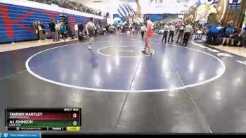 152 lbs 5th Place Match - AJ Johnson, Lake City vs Tanner Hartley, American Falls