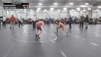 98 lbs Round 3 (10 Team) - Michael Nicosia, Mat Assassins Black vs Tommy Luchuski, New England Gold