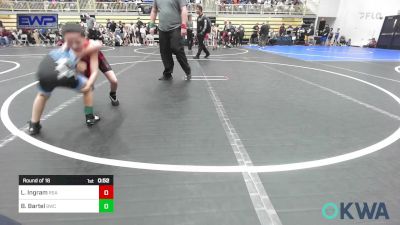 55 lbs Round Of 16 - Larenz Ingram, RSA RedStorm vs Ben Bartel, Bartlesville Wrestling Club