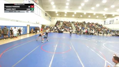 106 lbs Cons. Round 3 - James Pritt, Lion Of Judah Wrestling Academ vs Masao Parsons, Reign WC