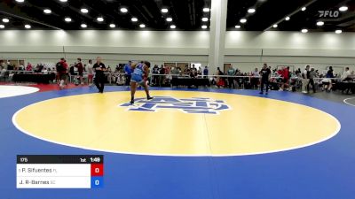 175 lbs 1/4 Final - Pablo Sifuentes, Fl vs Jakaleb Robinson-Barnes, Sc