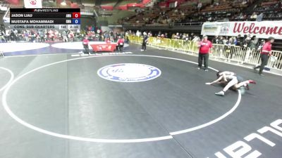 113 lbs Cons. Sub-quarters - Jason Liau, Amateur Wrestling Academy vs Mustafa Mohammadi, Gallardo Wrestling Academy