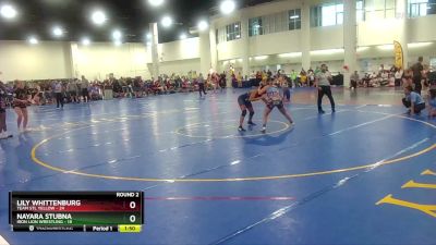 135 lbs Round 2 (8 Team) - Lily Whittenburg, Team STL Yellow vs Nayara Stubna, Iron Lion Wrestling