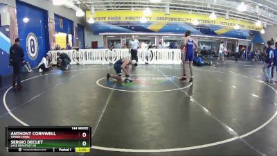 144 White Cons. Semi - Sergio Declet, Lake Brantley Hs vs Anthony Cornwell, Timber Creek