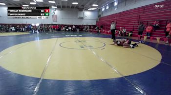 140 lbs Champ. Round 1 - David Ramos, Mt. Eden vs Naman Rudrakshi, California