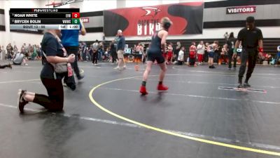 90 lbs Round 1 - Brycen Bolin, West Wateree Wrestling Club vs Noah White, Eastside Youth Wrestling