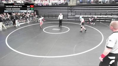 3A 113 lbs Champ. Round 1 - Beckam (bear) Bell, Grantsville vs Chase Sorensen, North Sanpete