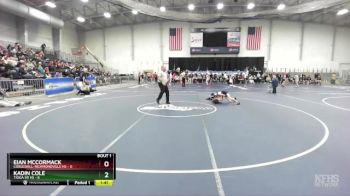 108 lbs Round 1 (3 Team) - Kadin Cole, Tioga Sr HS vs Eian McCormack, Cobleskill-Richmondville HS