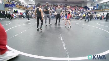 73 lbs Consolation - Tillman Smith, Redskins Wrestling Club vs Eli Bright, Del City Little League