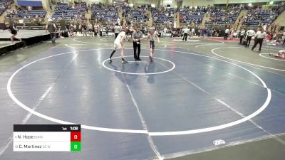 85 lbs Round Of 16 - Noah Hope, Duran Elite vs Cooper Martinez, DC Wrestling