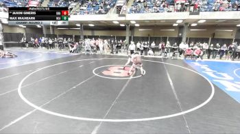 138 lbs Champ. Round 2 - Jaxon Gineris, Unattached vs Max Mulhearn, Harvest Christian Academy