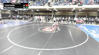 138 lbs Champ. Round 2 - Jaxon Gineris, Unattached vs Max Mulhearn, Harvest Christian Academy