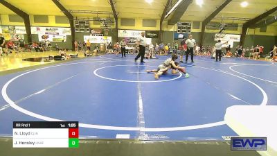 63-67 lbs Rr Rnd 1 - Nathen Lloyd, Clinton County Wrestling vs Jase Hensley, Unaffiliated