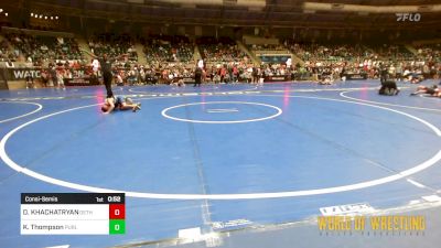 61 lbs Consolation - DANIEL KHACHATRYAN, Dethrone vs Kal Thompson, Purler Wrestling, Inc