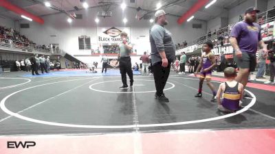 49 lbs Final - Kainen Hunter, Vian Wrestling Club vs Ross Richards, Roland Youth League Wrestling