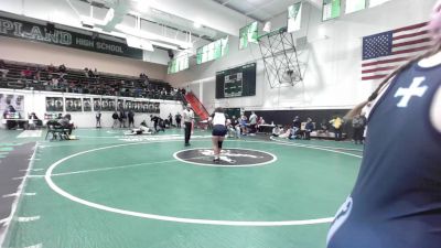 130 lbs Champ. Round 2 - Hailey Tluczek, St. Lucy`s Priory vs Norel Cuellar, Colton