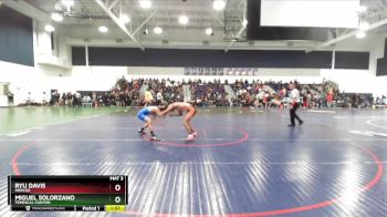 113 lbs Champ. Round 1 - Miguel Solorzano, Temescal Canyon vs Ryu Davis, Merced