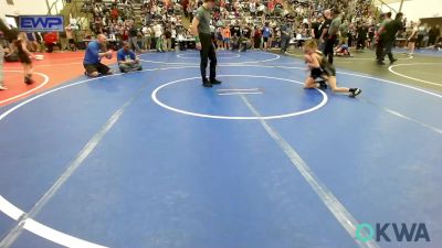 61 lbs Semifinal - Elijah Matlock, Sallisaw Takedown Club vs Willie Lewis, Jr, Coweta Tiger Wrestling