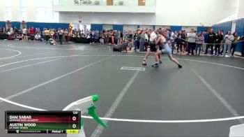 120 lbs Prelim - Austin Wood, St Mary Ryken vs Shai Sabag, Germantown Academy