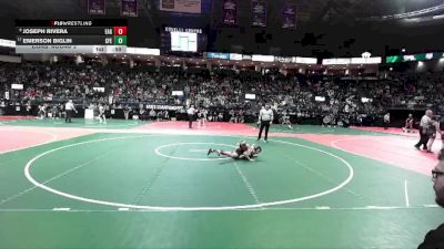 120 lbs Cons. Round 3 - Joseph Rivera, EAG2 vs Emerson Biglin, CFEA