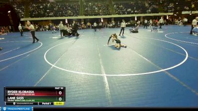 74 lbs Cons. Round 2 - Lane Sass, Viking Wrestling Club (IA) vs Ryder Klobassa, Viking Wrestling Club (IA)