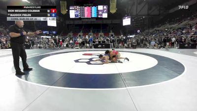 126 lbs Cons. Sub-rd Of 32 - Dion Mesanko-Coleman, NJ vs Maddox Fields, TX