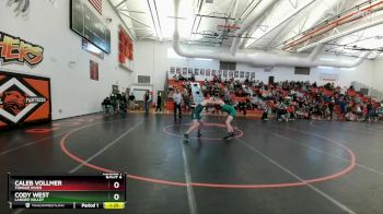 165A Round 1 - Caleb Vollmer, Tongue River vs Cody West, Lander Valley