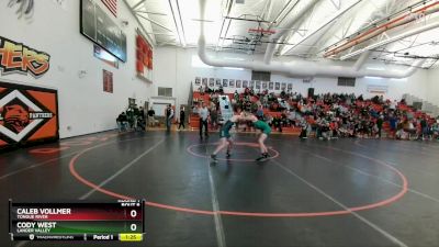 165A Round 1 - Caleb Vollmer, Tongue River vs Cody West, Lander Valley