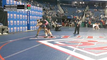 8A - 152 lbs Cons. Semi - Noelia Hipolito, Hoke County High School vs Elisha Nichols, Panther Creek