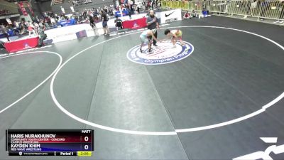 97 lbs Semifinal - Haris Nurakhunov, Community Youth Center - Concord Campus Wrestling vs Kayden Khim, Red Wave Wrestling