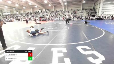 113 lbs Consi Of 32 #1 - Cooper Lovelace, TN vs Zachary Belverio, NJ