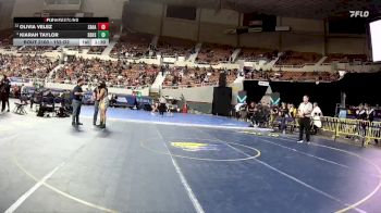 152-D2 Quarterfinal - Olivia Velez, Sahuarita vs Kiarah Taylor, Desert Sunrise High School