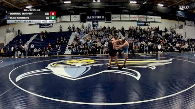 197 lbs 1st Place Match - Dominic Murphy, St. Cloud State vs Max Ramberg, Augustana (SD)