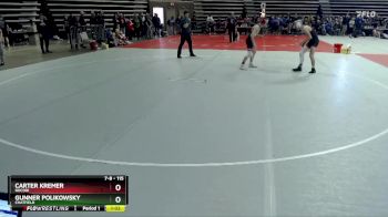 115 lbs Semifinal - Carter Kremer, Rocori vs Gunner Polikowsky, Chatfield