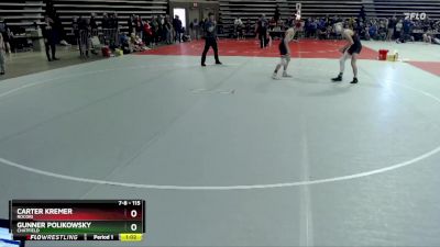 115 lbs Semifinal - Carter Kremer, Rocori vs Gunner Polikowsky, Chatfield