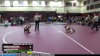 PW-4 lbs Round 1 - Everlee Whitcome, Waverly Area Wrestling Club vs Addison Weliver, Sailor Mat Club