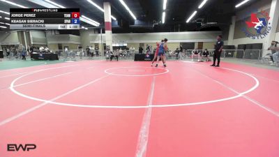 150 lbs Semifinal - Jorge Perez, Team Gann Wrestling vs Keagan Sieracki, Spartan Mat Club