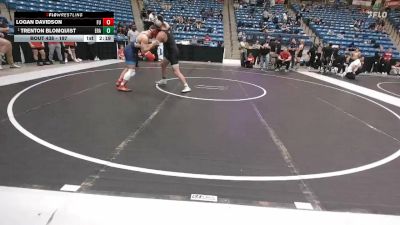 197 lbs 3rd Place Match - Trenton Blomquist, Embry-Riddle (Ariz.) vs Logan Davidson, Friends University