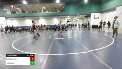 150 lbs Consi Of 16 #1 - Brennan Warwick, OH vs Tyler Hood, VA