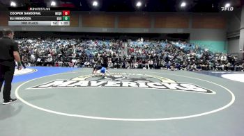 113 lbs 3rd Place - Cooper Sandoval, McQueen vs Eli Mendoza, Gilroy