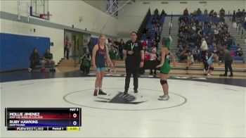 117 lbs Cons. Round 3 - Ruby Hawkins, Unattached vs Mollie Jimenez, East Los Angeles College