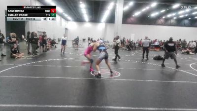 140/145 Round 1 - Emalee Poore, 2TG vs Kami Burba, Mighty Warriors Wrestling